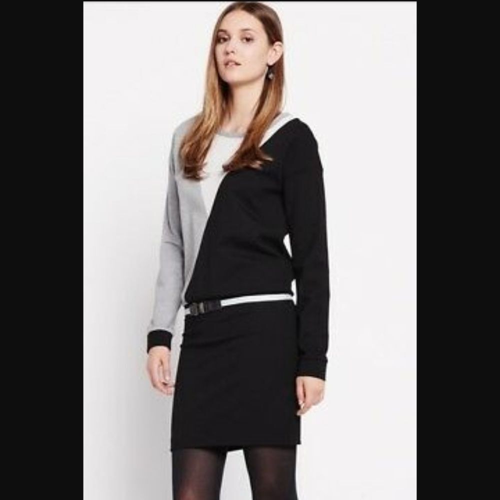 Cop. Copine Nartex Robe Long Sleeve Dress Size 10